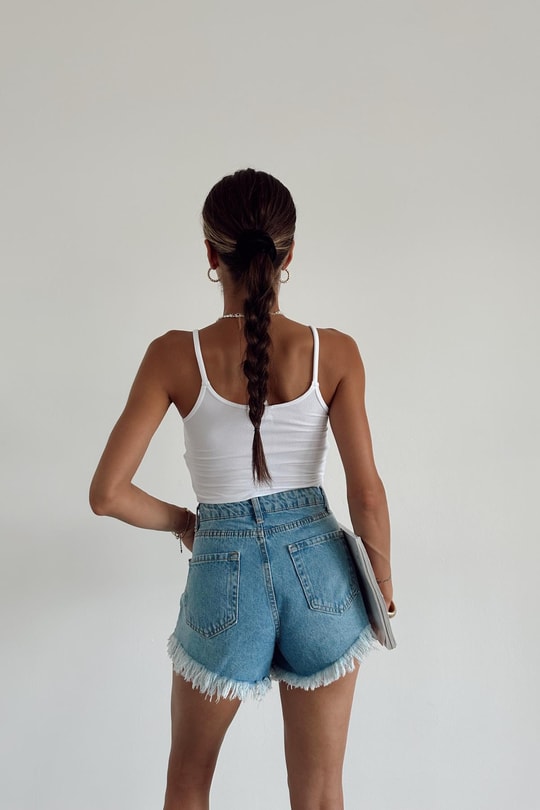 Askılı Bralet Beyaz