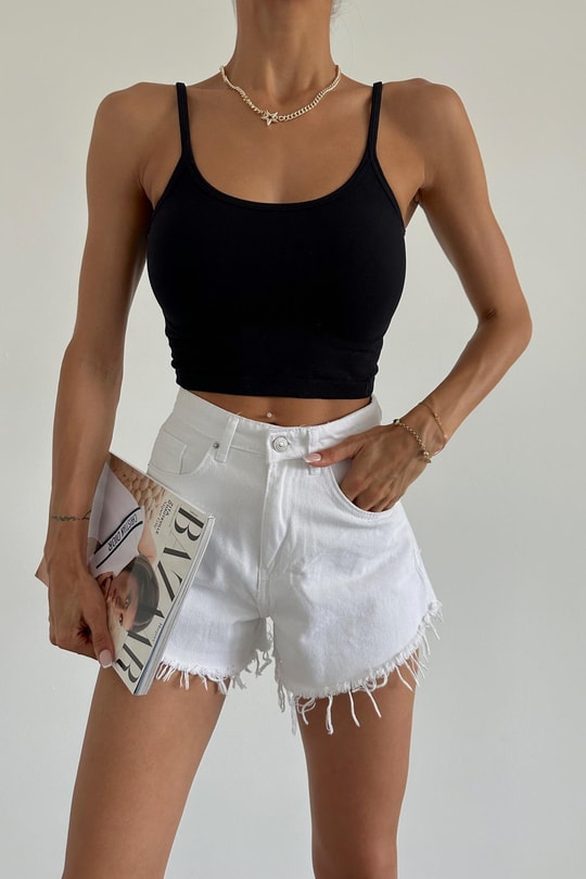 Askılı Bralet Siyah