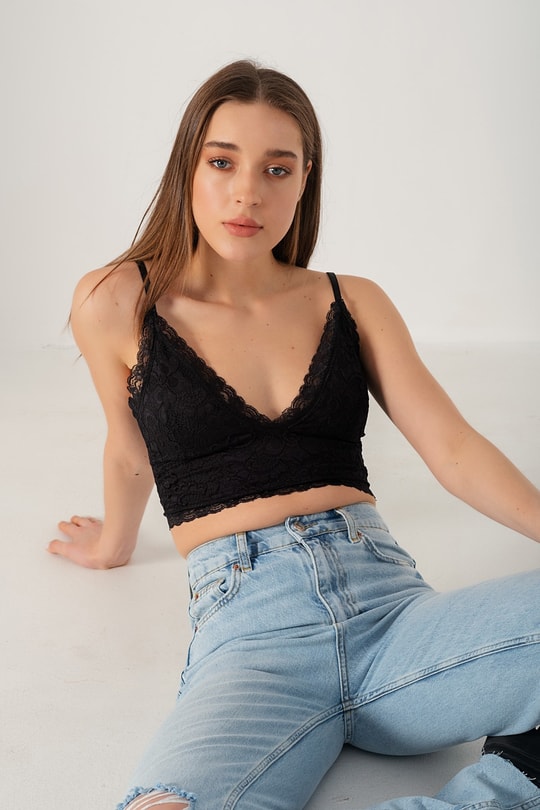 Dantelli Olivia Büstiyer Siyah