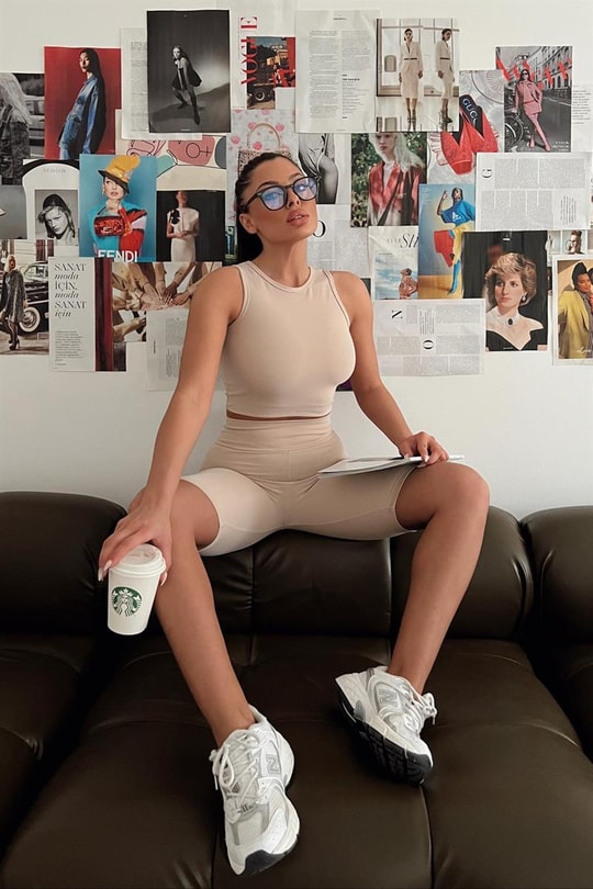 Halter Yaka Crop Top Taş