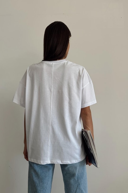 Harf Love Baskı Tshirt Kırmızı