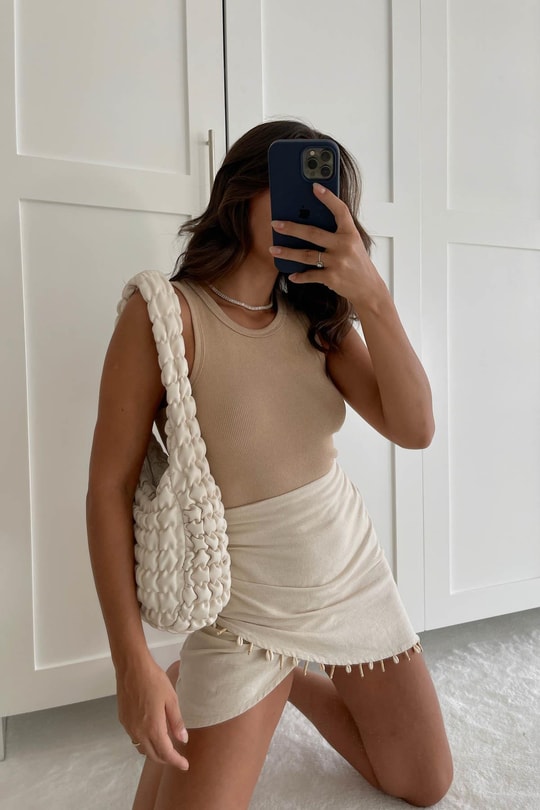 Kaşkorse Fitilli Top Bej