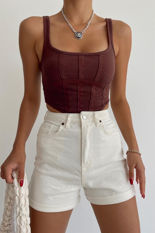 Korse Mini Top Koyu Kahve