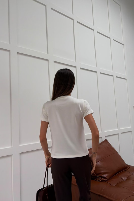 Acne Studios Tshirt Ekru