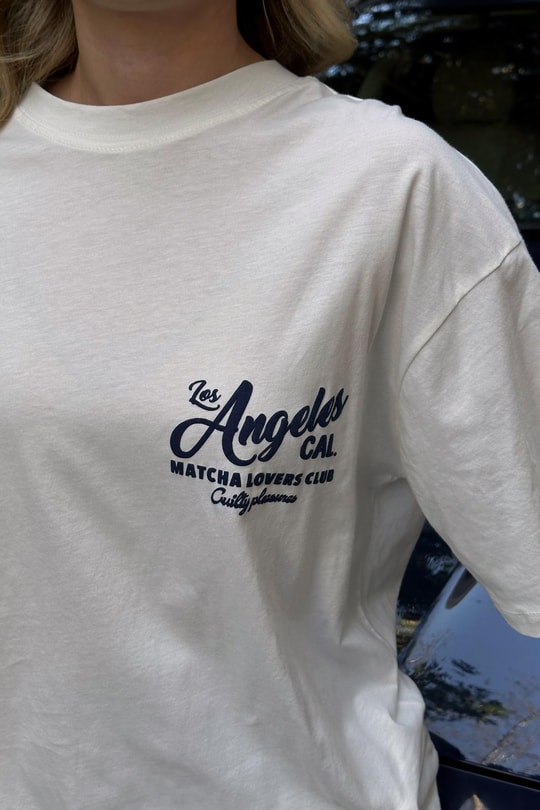 Angeles Oversize Tshirt Beyaz
