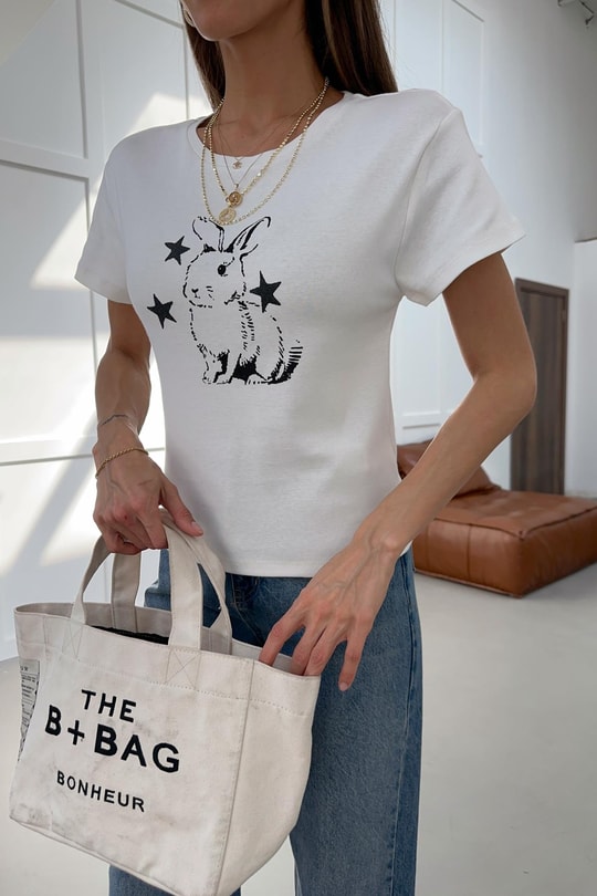 Bunny Tshirt Ekru