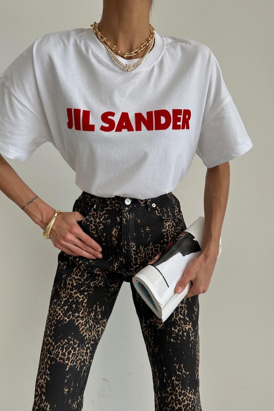 Jıl Sander Tshirt Kırmızı