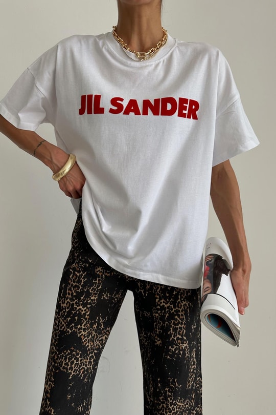 Jıl Sander Tshirt Kırmızı
