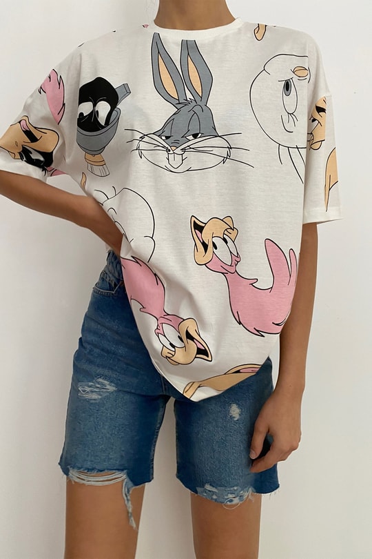 Looney Tunes Tshirt Beyaz