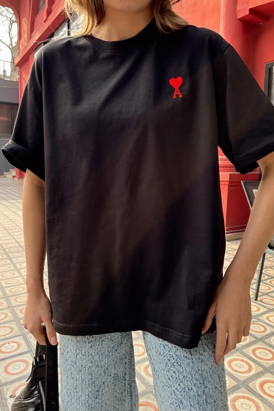 Mini Heart Tshırt Siyah