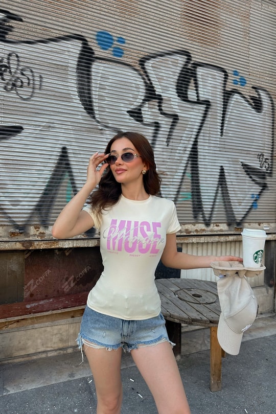 Muse Wonder  Tshirt Sarı