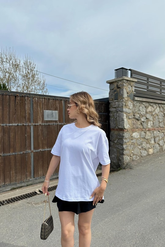 Premium Basic Tshirt Beyaz