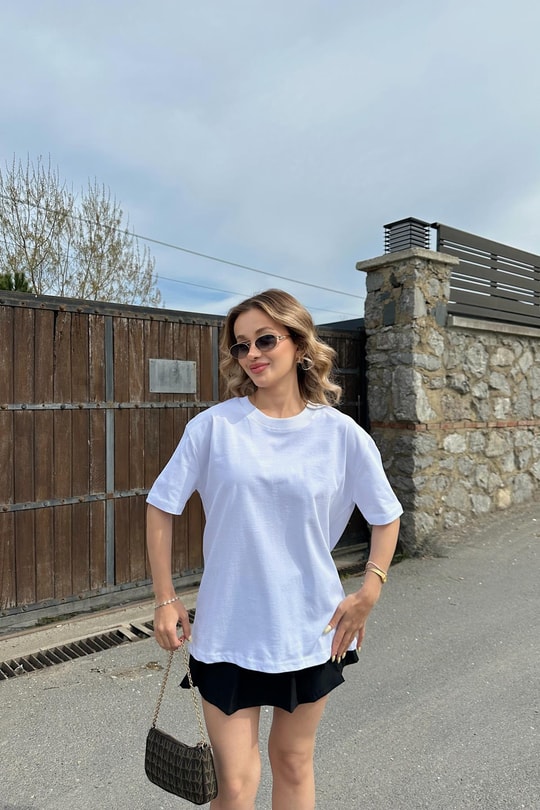 Premium Basic Tshirt Beyaz