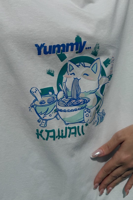 Yummy Oversize Tshirt Beyaz