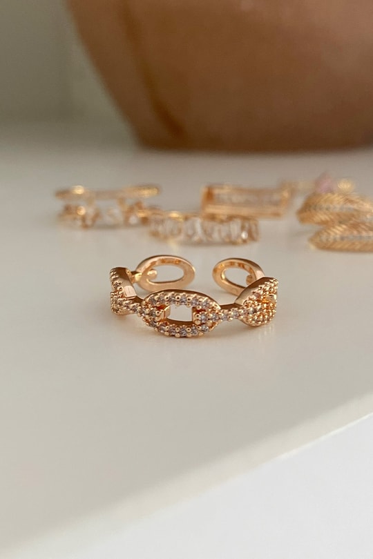 Chain Yüzük Gold