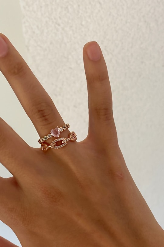 Kalpli Dream Yüzük Pembe