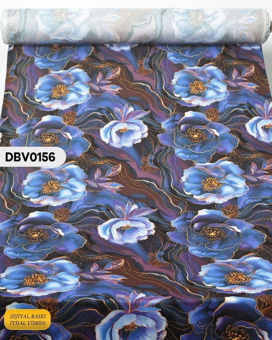  Digital Baskı Dar En Pamuk Viskon Kumaş 90cm-DBV0156DBV0156