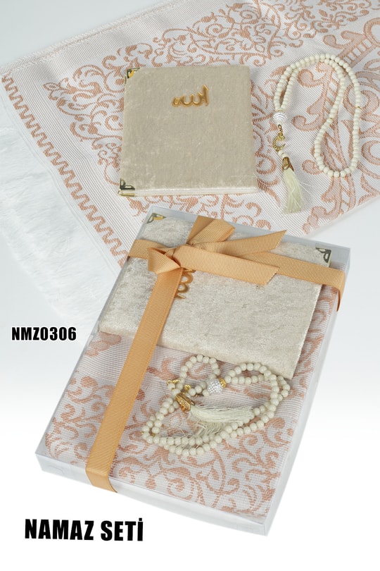 3'LÜ NAMAZ Setİ Seccade+Tesbih+Yasin NMZ0306-20624NMZ0306