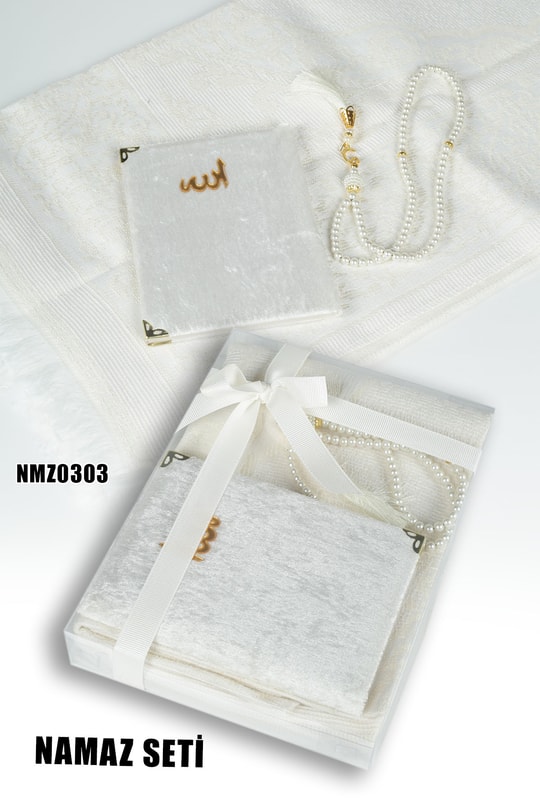 3'LÜ NAMAZ Setİ Seccade+Tesbih+Yasin NMZ0303-20621NMZ0303