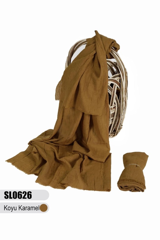 Bambu Kraş Şal Koyu Karamel SL0626-7440SL0626-7440