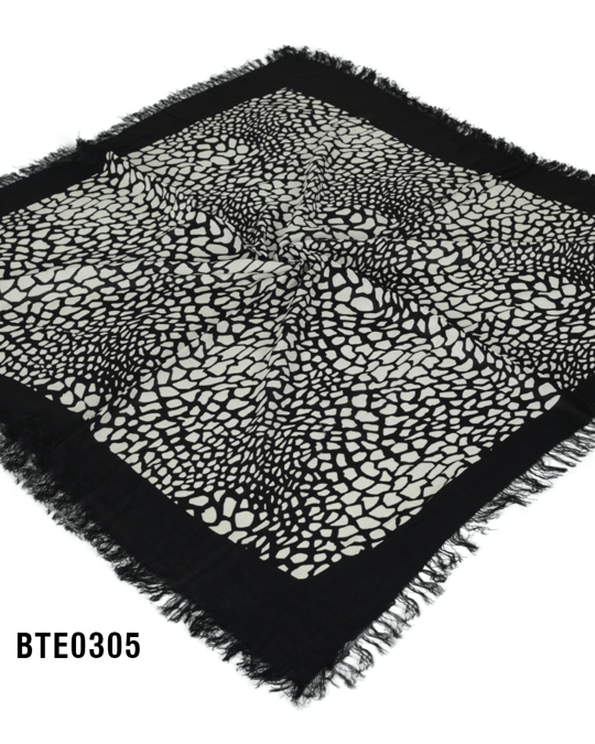 Batik Eşarp 100*100 cm  BTE0305-6504BTE0305