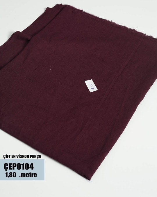 ÇİFT En Pamuk Viskon Parça Kumaş ÇEP0104-4ÇEP0104