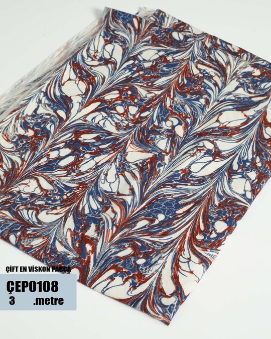 ÇİFT En Pamuk Viskon Parça Kumaş ÇEP0108-8ÇEP0108