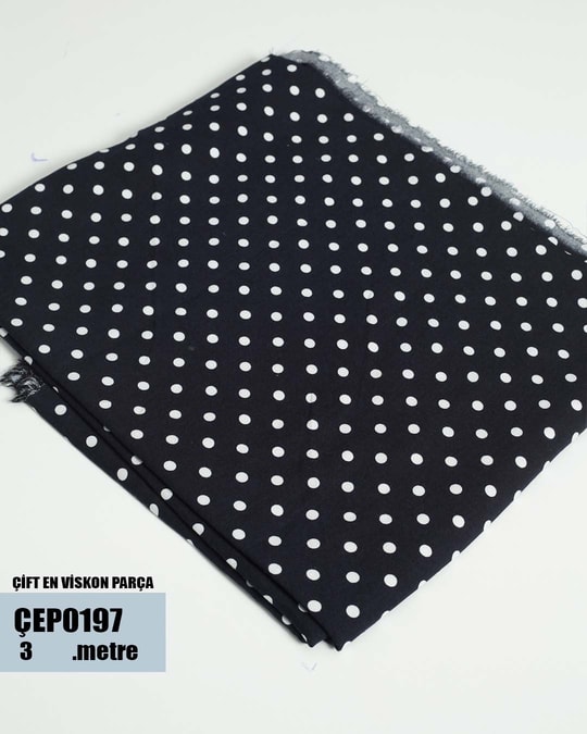 ÇİFT En Pamuk Viskon Parça Kumaş ÇEP0197-97ÇEP0197