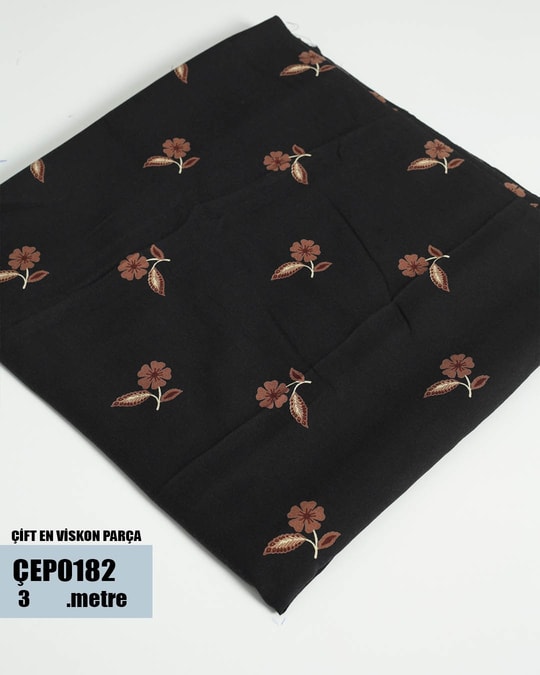 ÇİFT En Pamuk Viskon Parça Kumaş ÇEP0182-82ÇEP0182