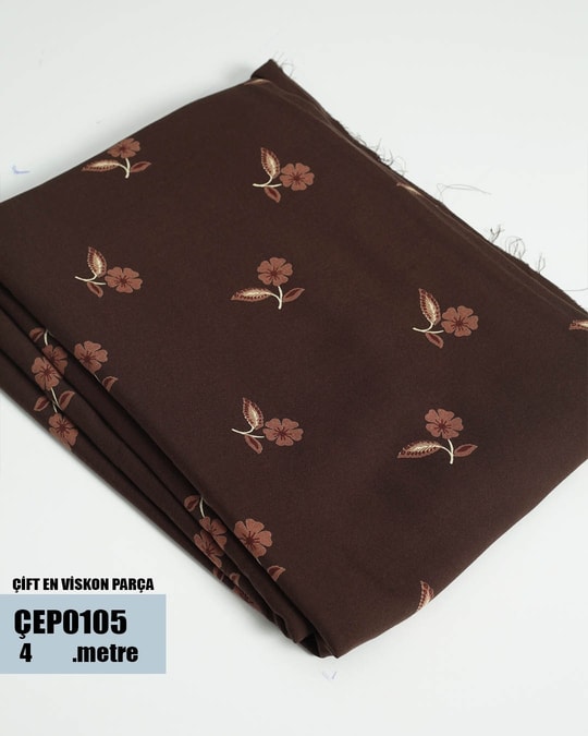 ÇİFT En Pamuk Viskon Parça Kumaş ÇEP0105-5ÇEP0105