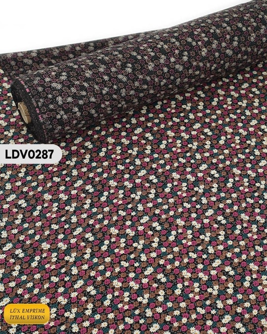 Dar En Pamuk Viskon Kumaş ( TEK EN ) 90cm-LDV0287LDV0287