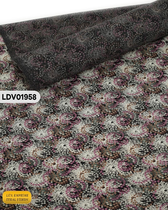 Dar En Pamuk Viskon Kumaş ( TEK EN ) 90cm-LDV01958LDV01958