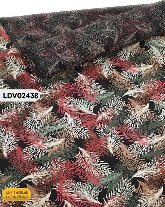Dar En Pamuk Viskon Kumaş ( TEK EN ) 90cm-LDV02438LDV02438