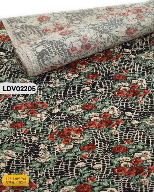 Dar En Pamuk Viskon Kumaş ( TEK EN ) 90cm-LDV02205LDV02205