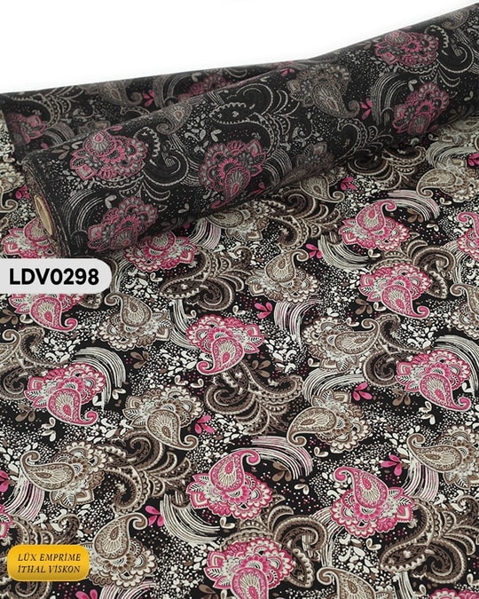 Dar En Pamuk Viskon Kumaş ( TEK EN ) 90cm-LDV0298LDV0298