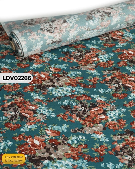 Dar En Pamuk Viskon Kumaş ( TEK EN ) 90cm-LDV02266LDV02266