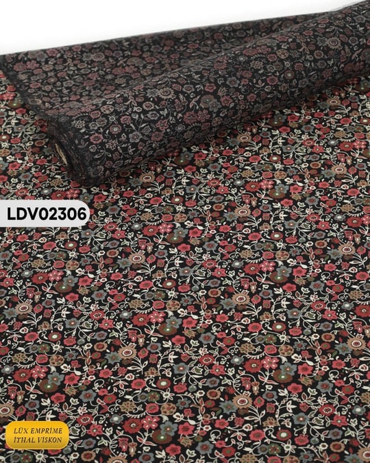 Dar En Pamuk Viskon Kumaş ( TEK EN ) 90cm-LDV02306LDV02306