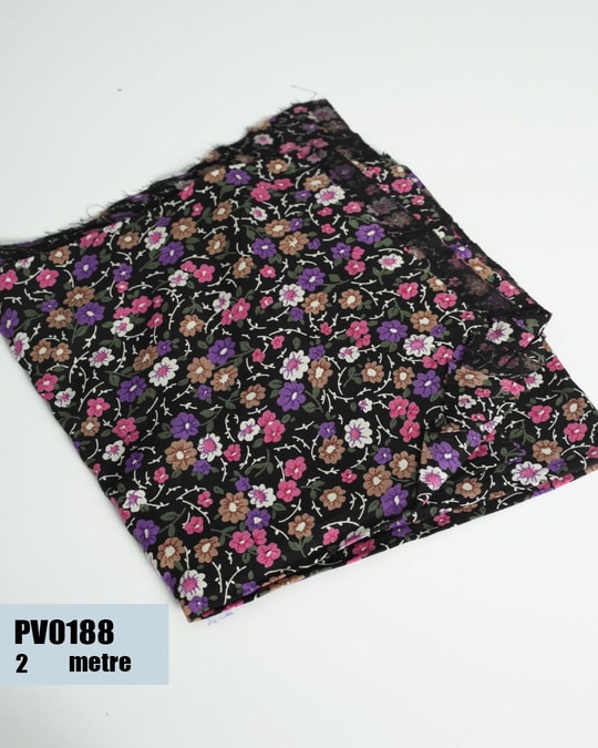 Dar En Pamuk Viskon Parça Kumaş PV0188-88PV0188