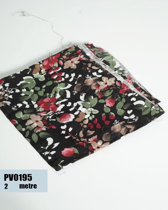 Dar En Pamuk Viskon Parça Kumaş PV0195-95PV0195