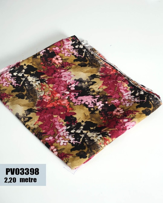 Dar En Pamuk Viskon Parça Kumaş PV03398-398PV03398