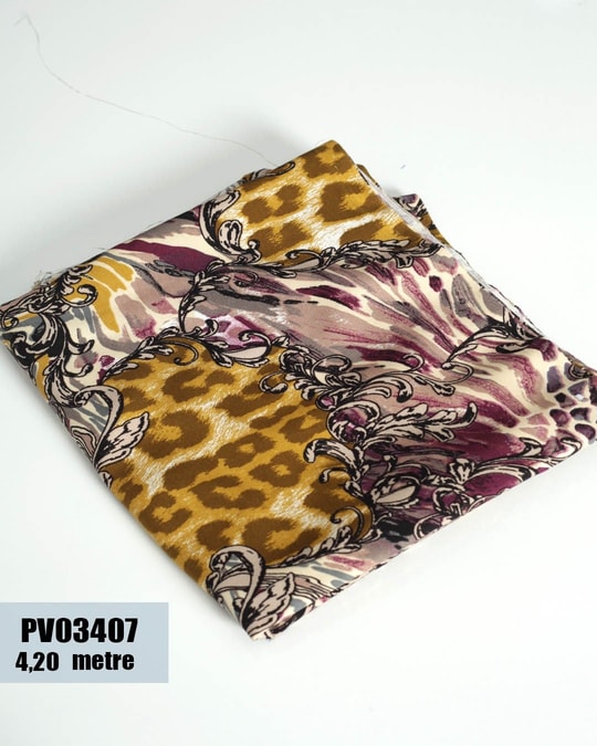 Dar En Pamuk Viskon Parça Kumaş PV03407-407PV03407
