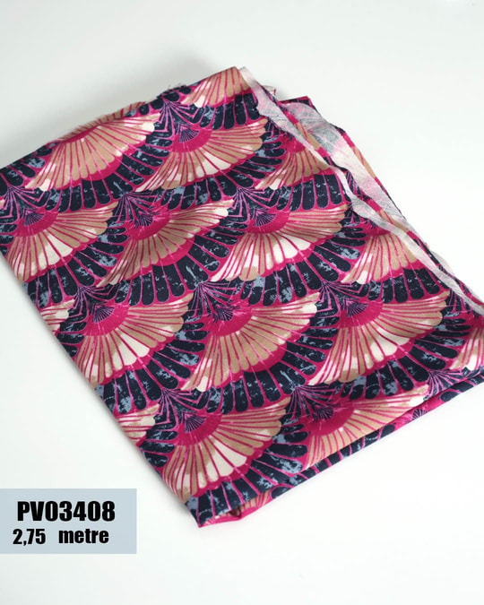Dar En Pamuk Viskon Parça Kumaş PV03408-408PV03408