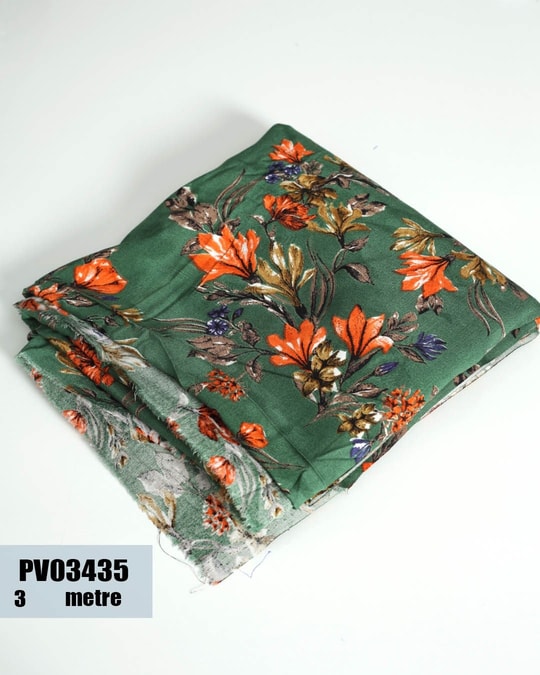 Dar En Pamuk Viskon Parça Kumaş PV03435-435PV03435