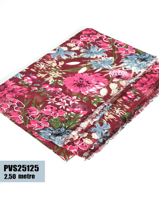 Dar En Pamuk Viskon Parça Kumaş PVS25125-125PVS25125