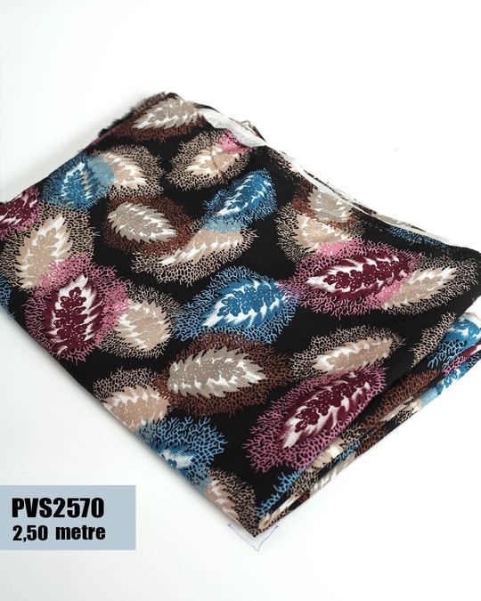 Dar En Pamuk Viskon Parça Kumaş PVS2570-70PVS2570