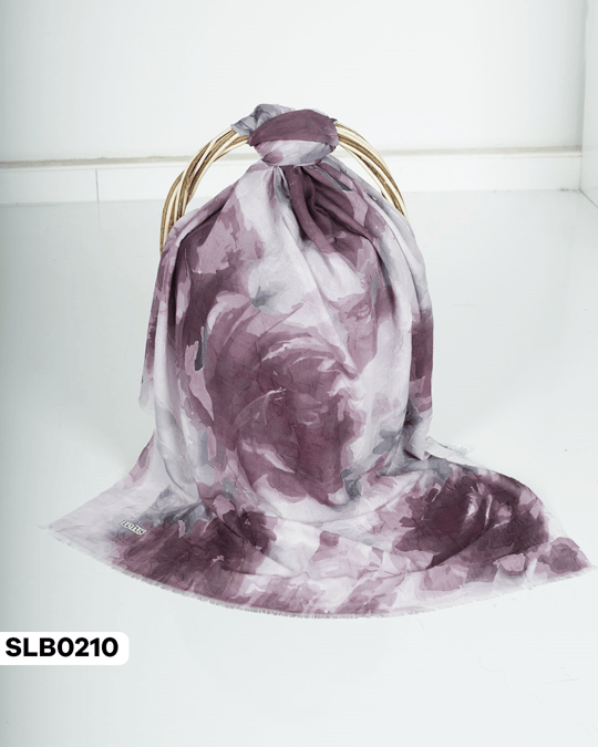 Desenli Lüxs Bambu Şal SLB0210-5613SLB0210