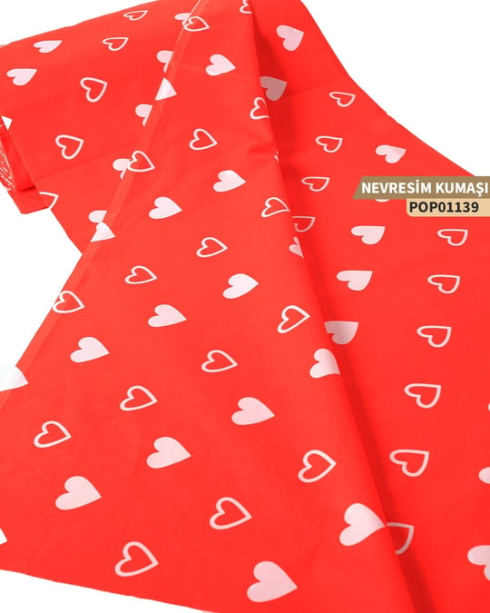 DESENLİ Poplin Nevresim Kumaşı En 240 cm-POP01139-139POP01139