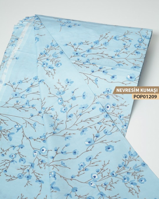 DESENLİ Poplin Nevresim Kumaşı En 240 cm-POP01209-209POP01209