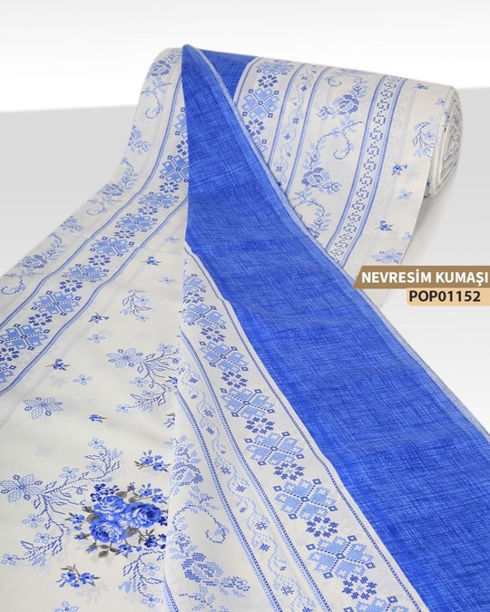 DESENLİ Poplin Nevresim Kumaşı En 240 cm-POP01152-152POP01152