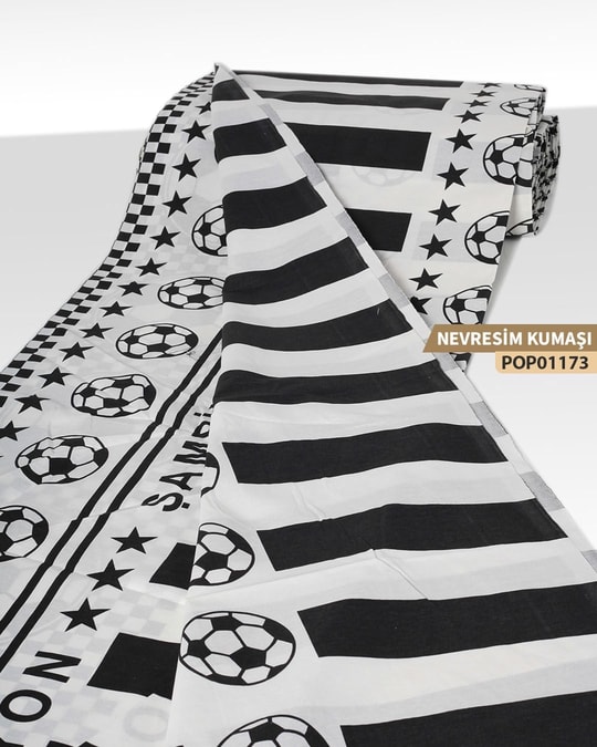 DESENLİ Poplin Nevresim Kumaşı En 240 cm-POP01173-173POP01173